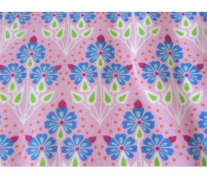 Jersey Flora klein rosa von Swafing